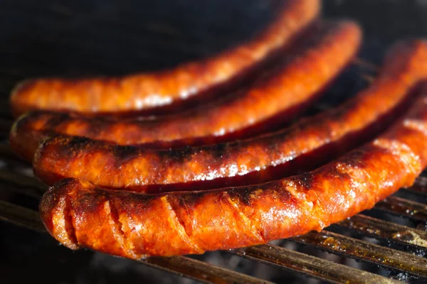 Sausages on a barbecue Stock Image
