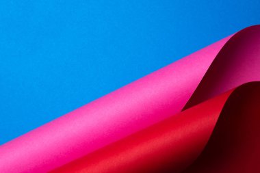 Geometrik şekiller renk kağıt