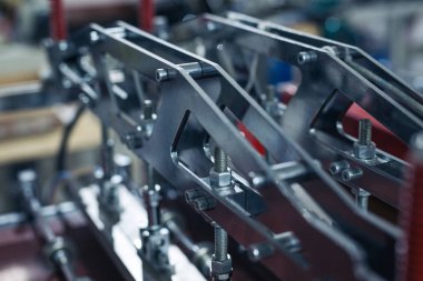 Pnömatik makine ayrıntı, yakın çekim.