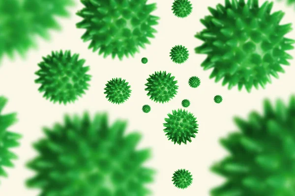 Representations Of A  Corona Virus. COVID-19 Coronavirus Infections Viruses.