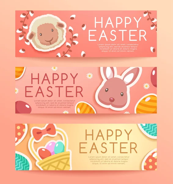 Mutlu Paskalya elementler: Vektör çizim