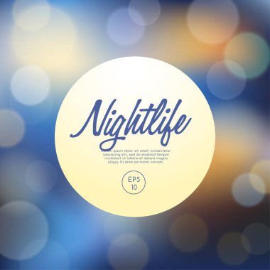 Soyut bokeh arkaplanı