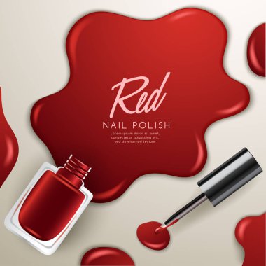 Tırnak cilası ambalaj kümesi: vektör çizim