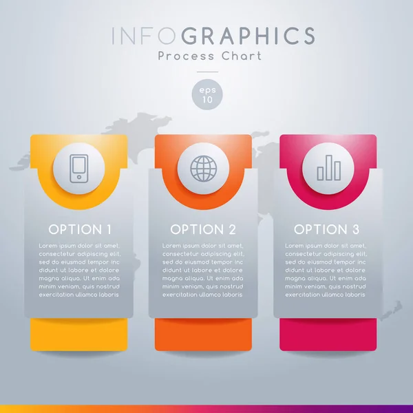 Infographics Set for Brochure, Business Chart or Web Design : Vector Illustration — Stock Vector