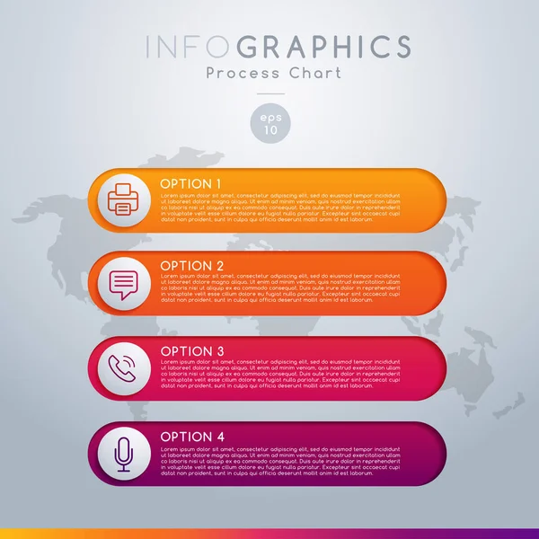 Infographics σετ για φυλλάδιο, επαγγελματίες γράφημα ή Web Design: διανυσματικά εικονογράφηση — Διανυσματικό Αρχείο