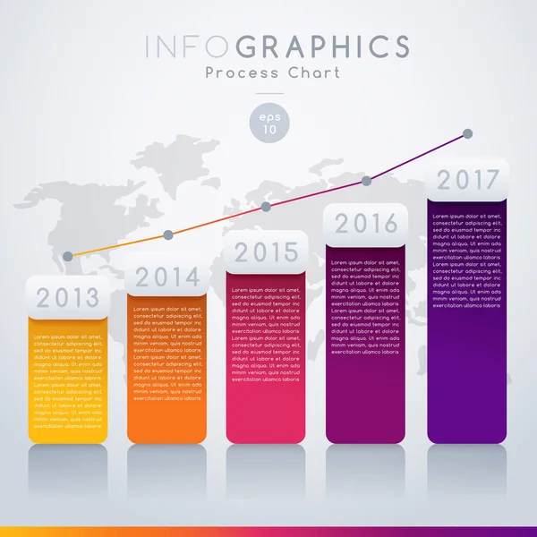 Infographics σετ για φυλλάδιο, επαγγελματίες γράφημα ή Web Design: διανυσματικά εικονογράφηση — Διανυσματικό Αρχείο