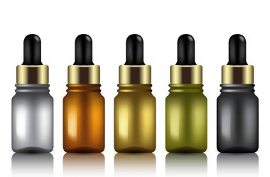 Make Up ve Cilt Bakımı ambalaj şablon: vektör çizim