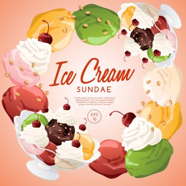 Dondurma: Vektör çizim