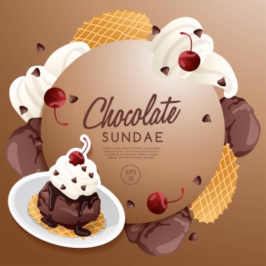 Dondurma: Vektör çizim