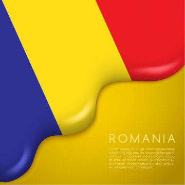 Tasarım Romanya bayrağı