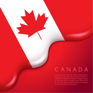 Tasarım Kanada bayrağı