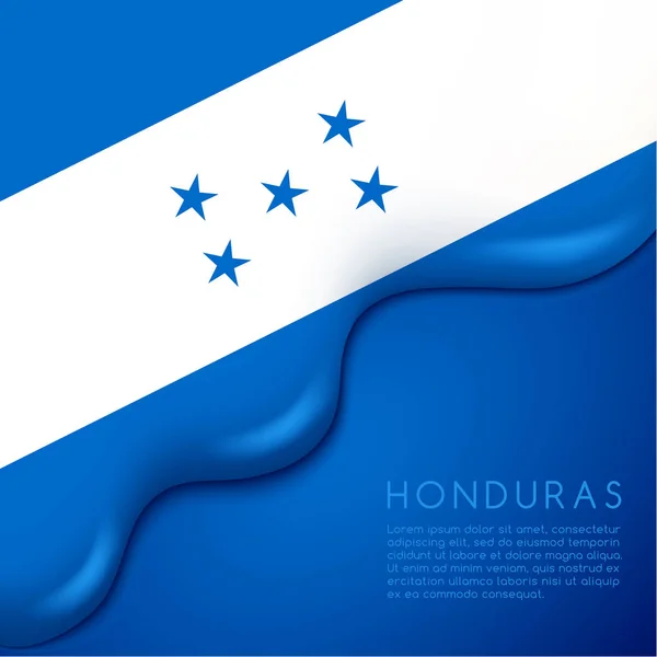온두라스 국기의 디자인 — 스톡 벡터