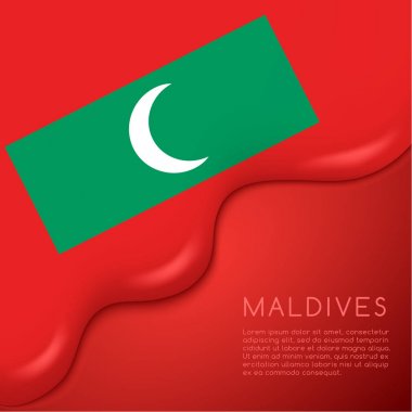 Maldivler bayrağının tasarım