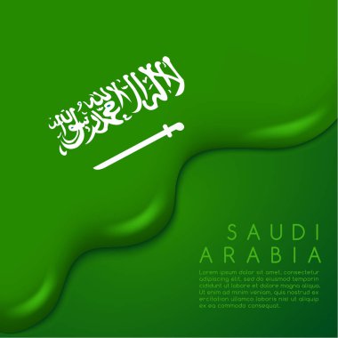 Tasarım Suudi Arabistan bayrağı