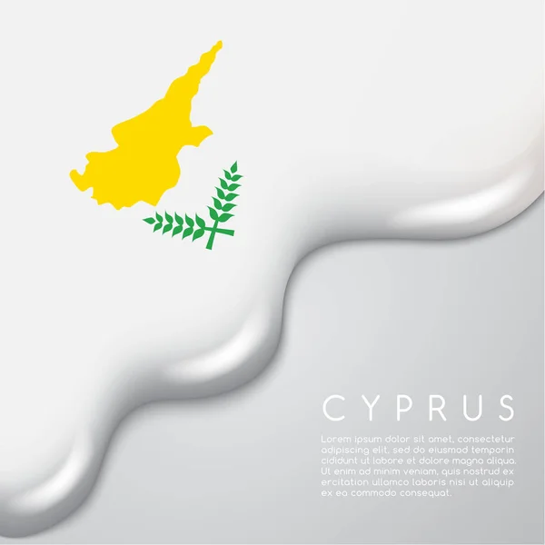 Projekt flagi Cypr — Wektor stockowy
