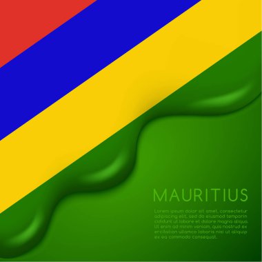 Tasarım mauritius bayrağı