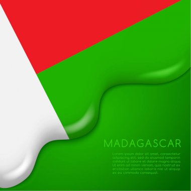Tasarım Madagaskar bayrağı