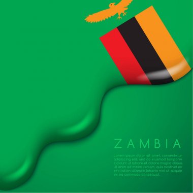 Tasarım Zambiya bayrağı