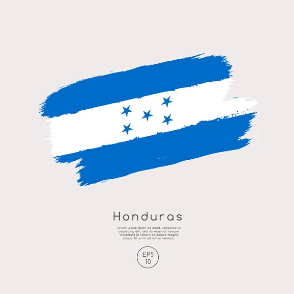 Illustration Vectorielle Drapeau Honduras — Image vectorielle