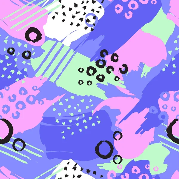 Renkli soyut Seamless Modeli: Vektör çizim