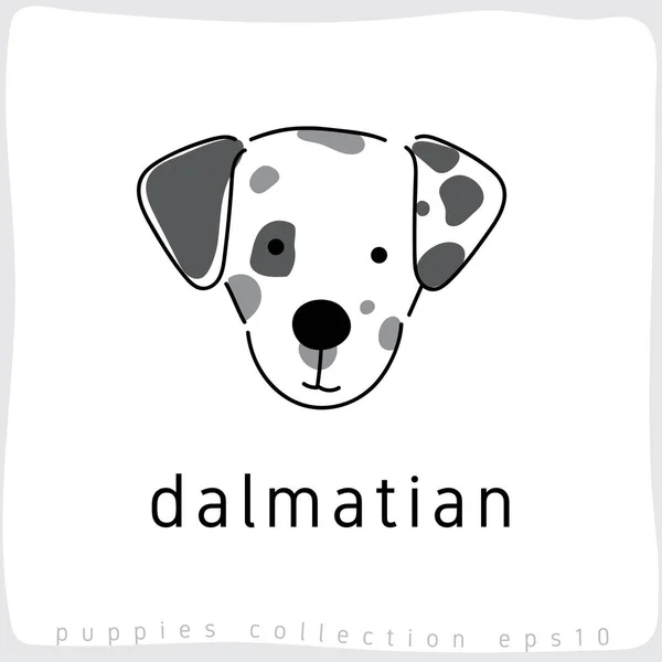 Collection Race Chiens Illustration Vectorielle — Image vectorielle