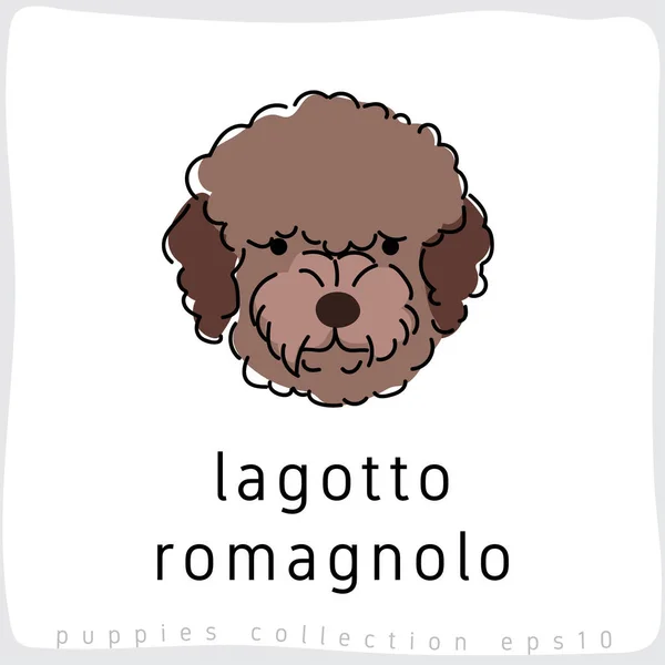 Collezione Dog Breed Illustrazione Vettoriale — Vettoriale Stock