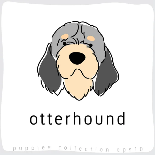 Collection Race Chiens Illustration Vectorielle — Image vectorielle