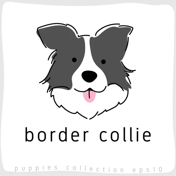 Collezione Dog Breed Illustrazione Vettoriale — Vettoriale Stock