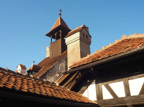 Bran Castle Brasov Romania Жовтня 2019 Bran Castle Відомий Міфом — стокове фото