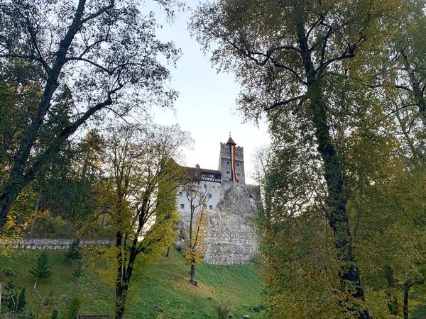 Castillo Bran Brasov Rumania Octubre 2019 Castillo Bran Conocido Por —  Fotos de Stock