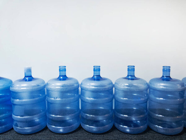 Drinking water tank on white background, no water