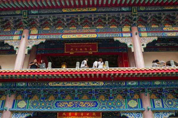 Wat Leng-noei-yi 2, el templo budista chino más grande de Tailandia — Foto de Stock