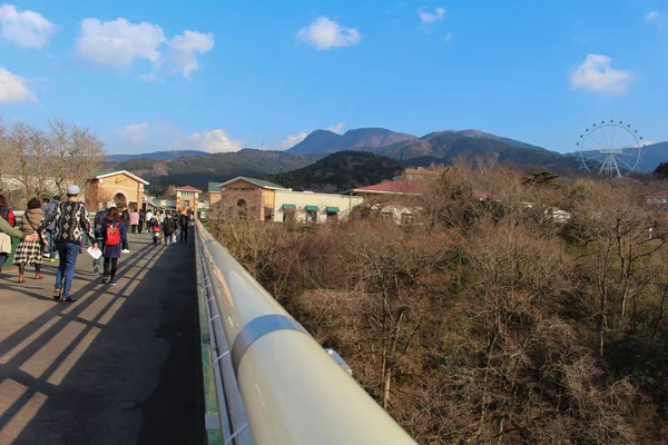 Gotemba Premium Outlet yürüyüş sokak.