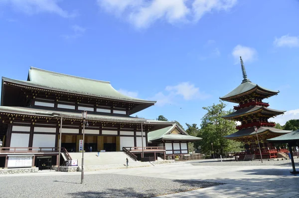 Narita Japón Octubre 2019 Vista Del Templo Naritasan Con Pagoda — Foto de Stock