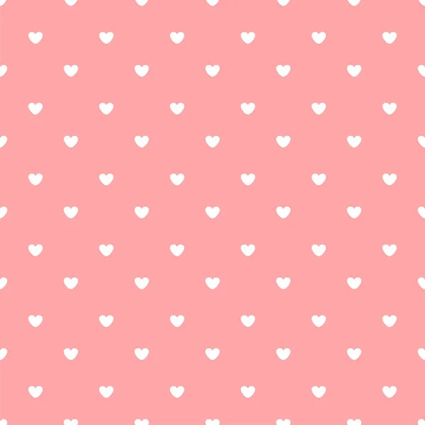 Белые сердца на розовом фоне — стоковый вектор