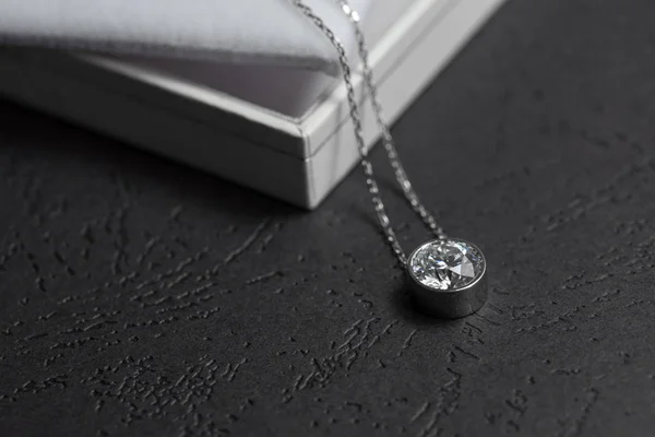 Pendentif Diamant Blanc — Photo