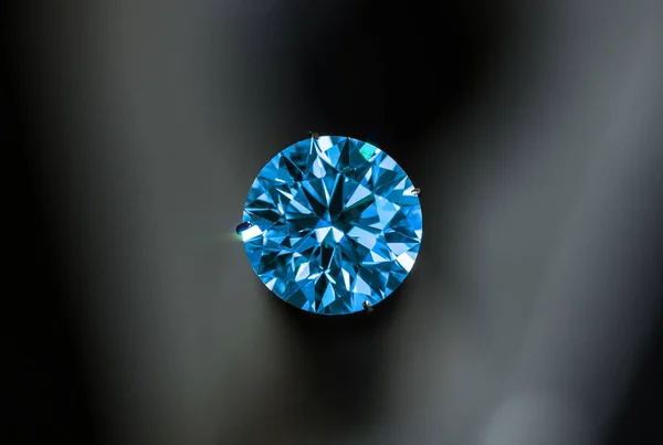 Blue Luxury Diamond Shining — Stock Photo, Image