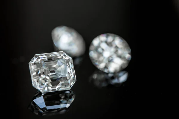 Luxe Diamanten Edelsteen Glanzend — Stockfoto