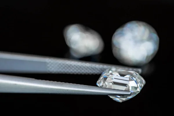 Diamant Pinzetě Šperky — Stock fotografie