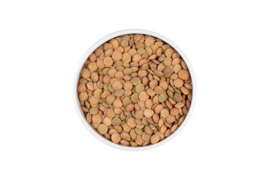 Beyaz Tabakta Mercimek Tohumları