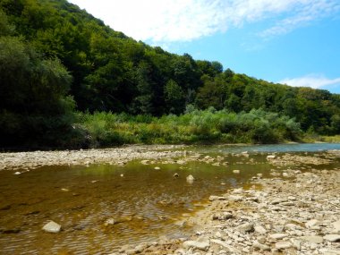 Dağ Shapsukho Nehri (Rusya, Caucasus, Tuapsinsky bölgesinde, Lermontovo ve Dzhubga köyleri).