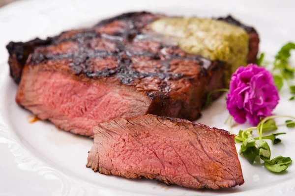 New York steak — Stock Photo, Image