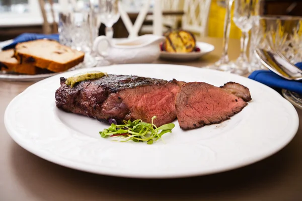 New York steak — Stock Photo, Image