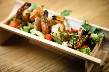 Izgara kaplan karides