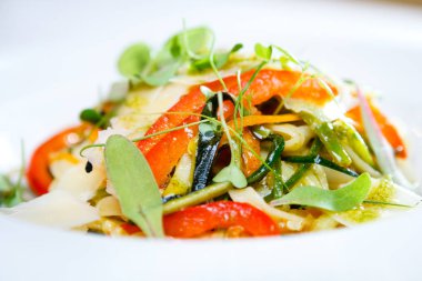 Taze vejeteryan salata