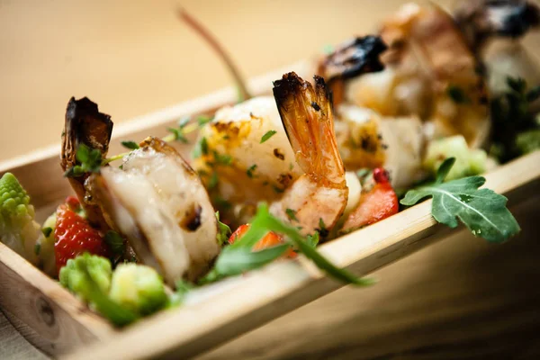 Izgara kaplan karides