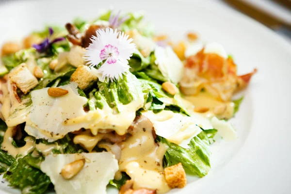 Caesar salad on a plate — Stock Photo, Image