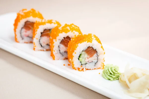 Vliegende vis roe maki — Stockfoto