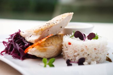 pilavlı tavuk göğsü