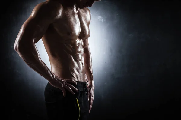 Athletic man posing — Stock Image Athletic man posing Royalty Free Stock Images
